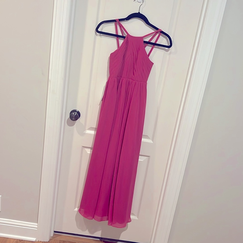Azazie Junior Bridesmaid Chiffon Dress